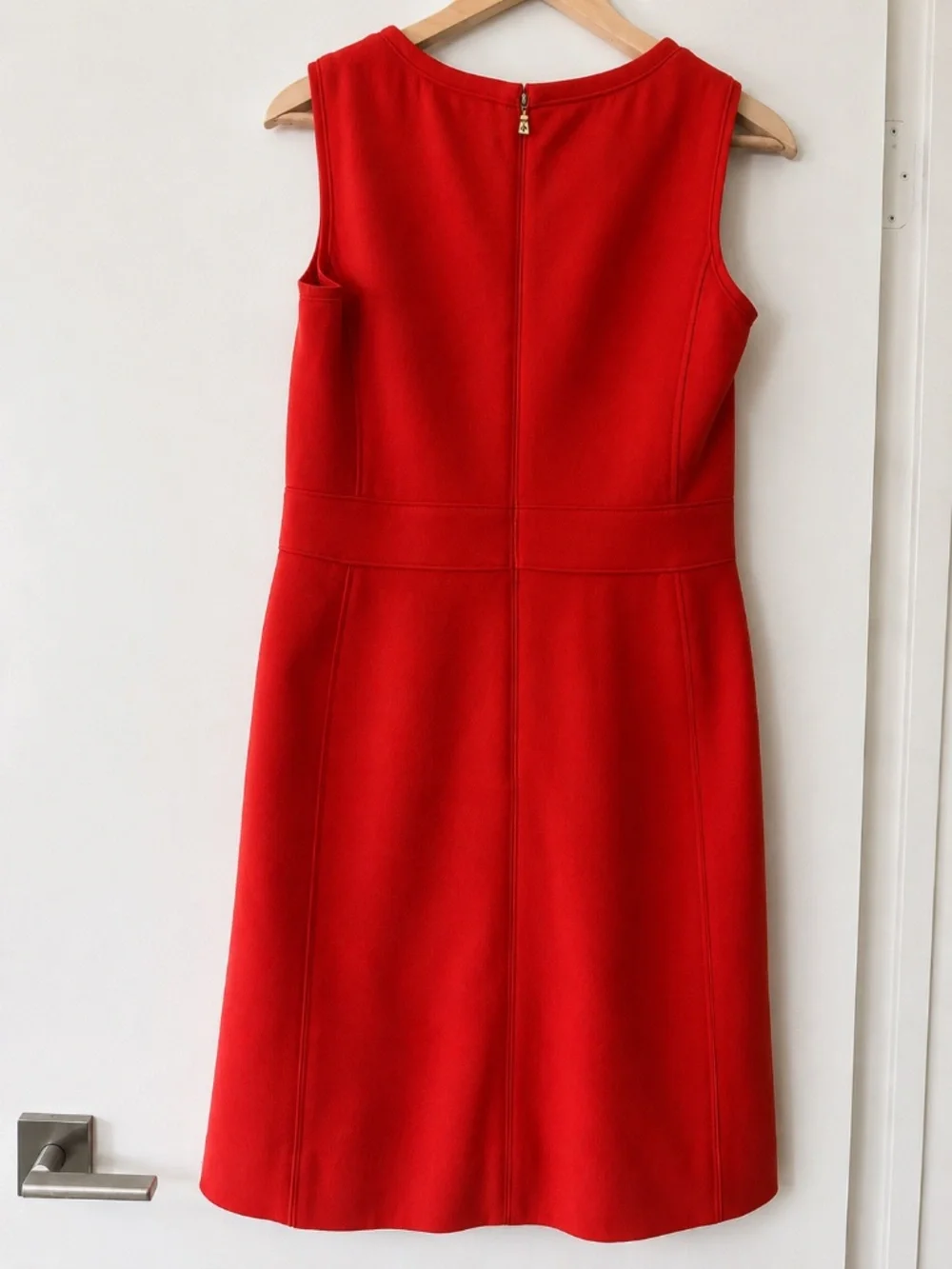 Tory Burch Sleeveless Orange Sheath Dress Size 10